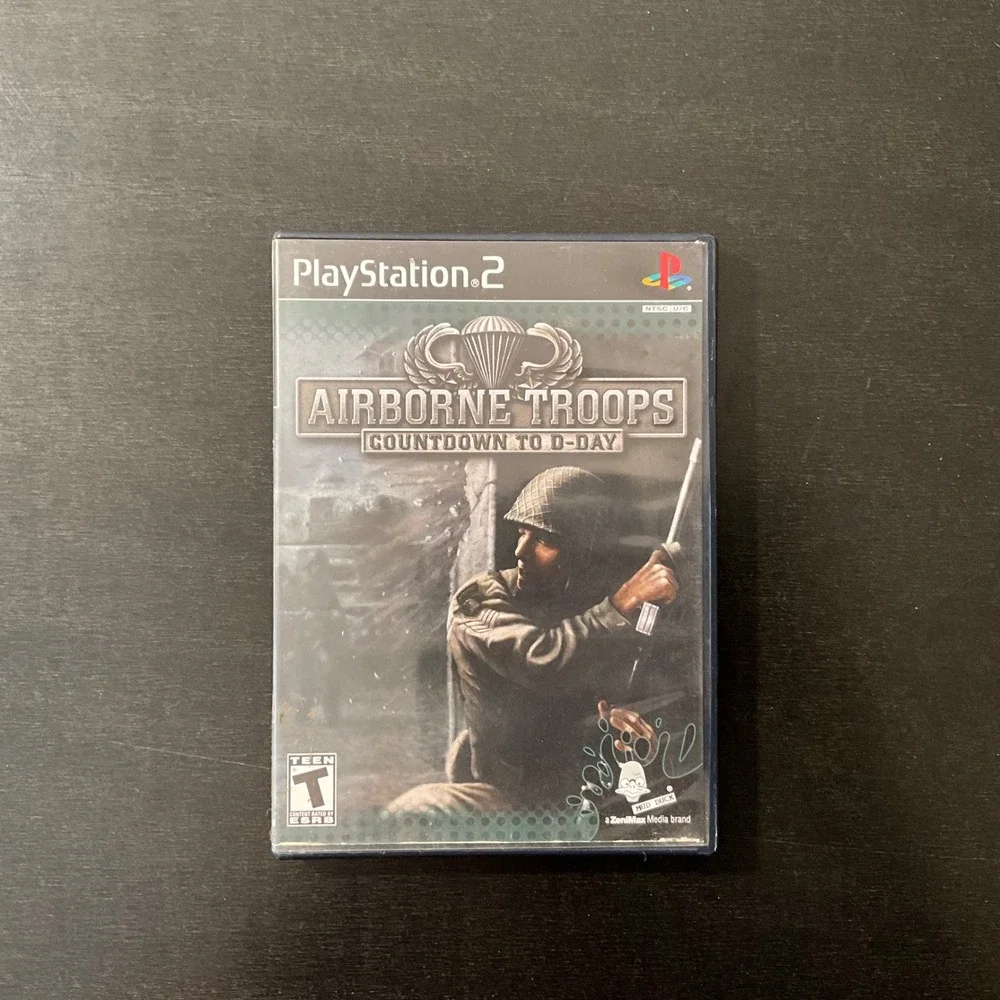 Airborne Troops Countdown to D-Day Sony PlayStation 2 PS2‎ Game Complete